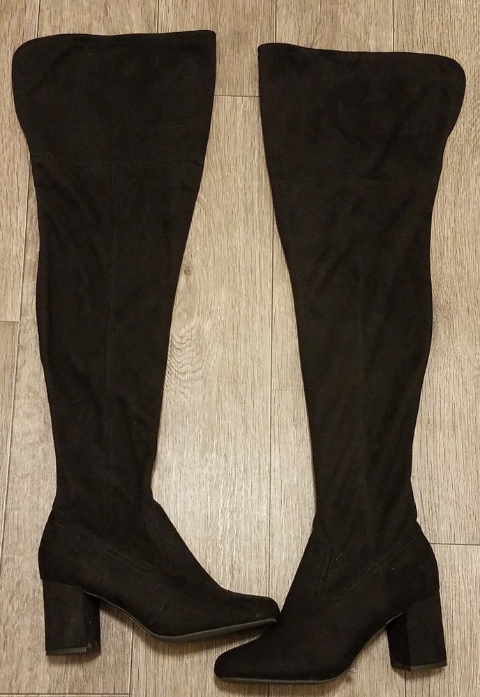 Wild Diva Lounge over the knee boots.